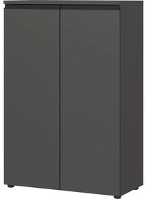 Antracitová skrinka 81x120 cm Bedano – Germania