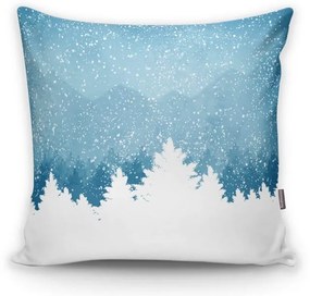 Súprava 4 vianočných obliečok na vankúš a behúň na stôl Minimalist Cushion Covers Winter Wonderland