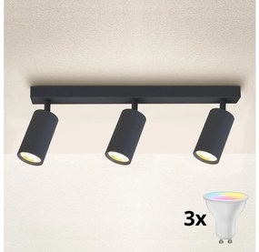 Brilagi - LED stmievateľné bodové svietidlo SELE 3xGU10/6,5W/230V antracit