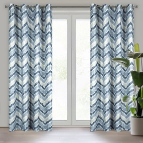 ZATEMŇOVACÍ ZÁVES NA KRÚŽKOCH ANN 140X250 CM VZOROVANÁ