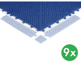 Variabilné ohybné dlaždice do mokrého prostredia, 0,3 x 0,3 m, 9 ks
