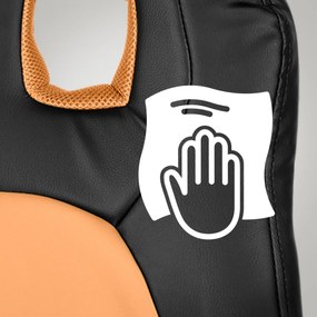 Detská kancelárska stolička Fun - Oranžová