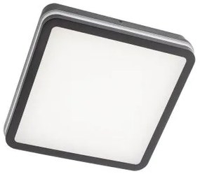 Vonkajšie senzorové svietidlo REDO ISOLA LED tmavošedá senzor 90292