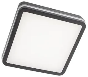 Vonkajšie senzorové svietidlo REDO ISOLA LED tmavošedá senzor 90292