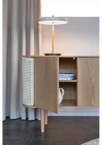 Nízka komoda v dekore duba v prírodnej farbe 109x75 cm Treasures – UMAGE