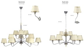 Jupiter 1411 - NESS NE 12 - Luster na reťazi 12xE27/60W/230V