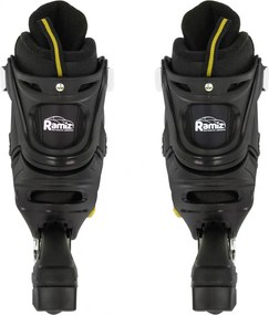 Ramiz Sada kolieskových korčúľ 4 v 1 Korčule pre deti Veľkosť 29-33 Žltá