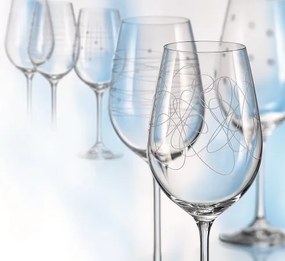 VÝPREDAJ Crystalex Poháre na víno VIOLA ELEMENTS 450 ml