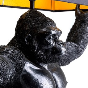 KARE Animal King Kong stolná lampa tienidlo textil