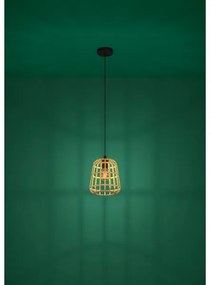 Eglo 390152 - Luster na lanku MONTEZUELO 1xE27/40W/230V pr. 24 cm bambus