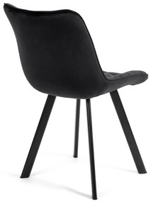Noela Zamatová jedálenská stolička BELLA čierna