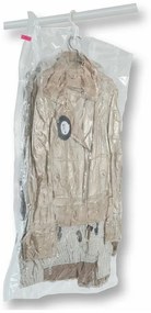 Vákuový úložný obal na odevy 70 x 105 cm, číra