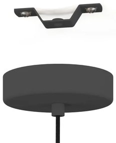 Eglo 390173 - Luster na lanku ALMERIMAR 3xE27/40W/230V šedá/zlatá