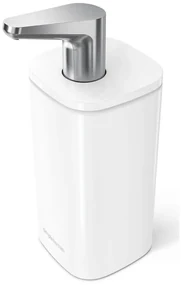 Biely oceľový dávkovač mydla 295 ml Pulse – simplehuman