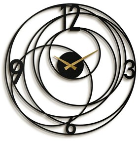 Nástenné hodiny Big Bang APS027, Black, 49 x 49 cmcm