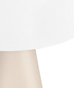 Eglo 390365 - Stolná lampa TOLLERIC 1xE27/40W/230V béžová