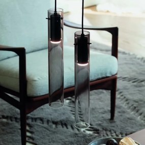 Ideal Lux - LED Luster na lanku FLAM LED/10W/230V pr. 6 cm CRI 90 šedá