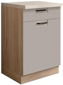 Skrinka do kuchyne Favorit 4d Sonoma/Latte