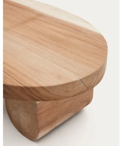 Konferenčný stolík z masívu munggur v prírodnej farbe 60x90 cm Mosi – Kave Home