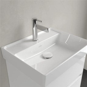 VILLEROY &amp; BOCH Collaro závesné umývadielko s otvorom, bez prepadu, 500 x 400 mm, biela alpská, s povrchom CeramicPlus, 433451R1