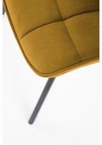 Jedálenská stolička COMORO 1 ks žltá