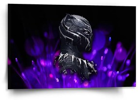 Sablio Obraz BLACK PANTHER Fialová luminescence - 120x80 cm