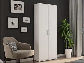 Viacúčelová delená skriňa Nitro, biela%