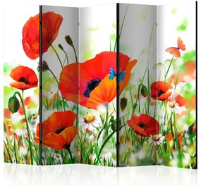 Artgeist Paraván - Country poppies [Room Dividers]