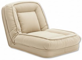 Relaxačné polohovacie kreslo LAZY SOFA, béžové
