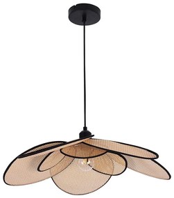 Polux Luster na lanku TOBAGO 1xE27/20W/230V pr. 60 cm béžová SA2352