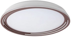 RABALUX LED moderné stropné stmievateľné osvetlenie VALTER, 36W, teplá biela, hnedobiele, 52cm, okrúhle
