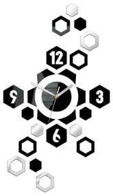 Moderné nástenné hodiny HEXAGON