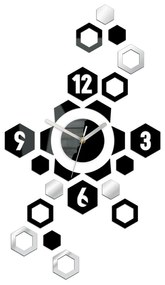 Moderné nástenné hodiny HEXAGON