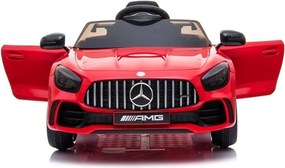 LEAN CARS Elektrické autíčko Mercedes GTR červené, LED, MP3