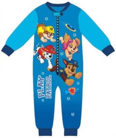 SpinMaster - Chlapčenské pyžamo overal Tlapková patrola / Paw Patrol - tyrkysové 98