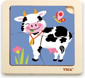 Puzzle na podložke Viga 51313 krava