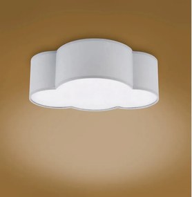 TK-LIGHTING Stropné svietidlo do detskej izby CLOUD MINI, oblak, sivá