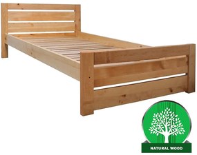 Posteľ Oliwia 140 drevo jelša nature