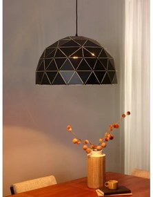 Lucide 21409/60/30 - Závesné svietidlo OTONA 3xE27/60W/230V čierna