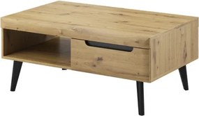 Konferenčný stolík so zásuvkami Nordi, dub artisan%