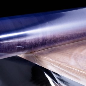 Priehľadný PVC obrus hladký bez vzoru tl. 0,10 mm PV-043 - metráž š. 140 cm