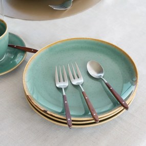 Tanier plytký Sand tyrkysový 23 cm – Gaya - 451959
