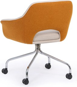 Konferenčná stolička VISTA, béžová/hnedá