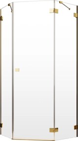 Radaway Kabína Essenza Pro Ptj 80 cm pravé zlato