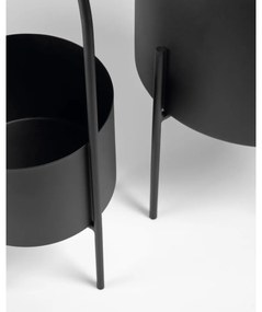 Kovové obaly na kvetináče v súprave 2 ks ø 25 cm Mash – Kave Home