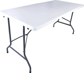 BRIMO Skladací stôl 122 x 60 cm biely