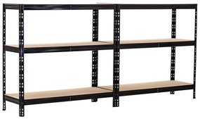 Trestles 10x Policový regál RR2 2300x1200x450, černý 10XRR2-KLB4512-6