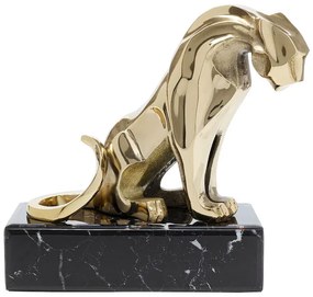 Lion on Marble dekorácia zlatočierna
