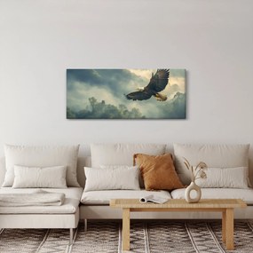 Obraz - Letiaci orol (120x50 cm)