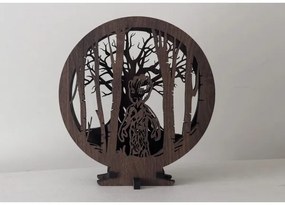 Li-Go 23613/DUB2 - LED Stmievateľná stolová dekorácia LED/12W/230V 20x22 cm dub